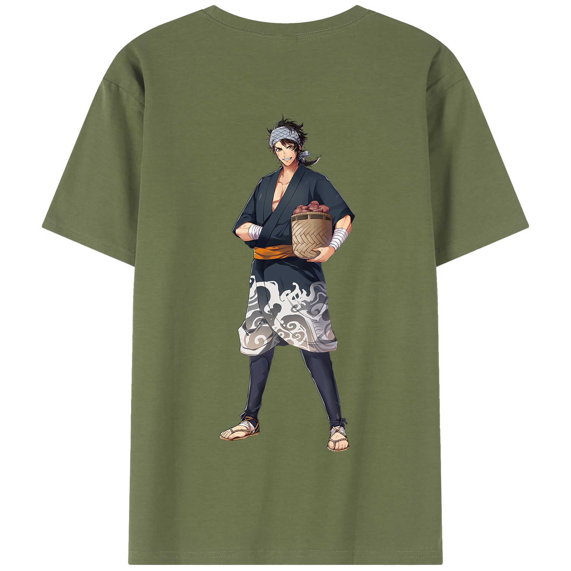 （画像用） 刀剣乱舞 Touken Ranbu 綿100％半袖Tシャツ（背面プリント）